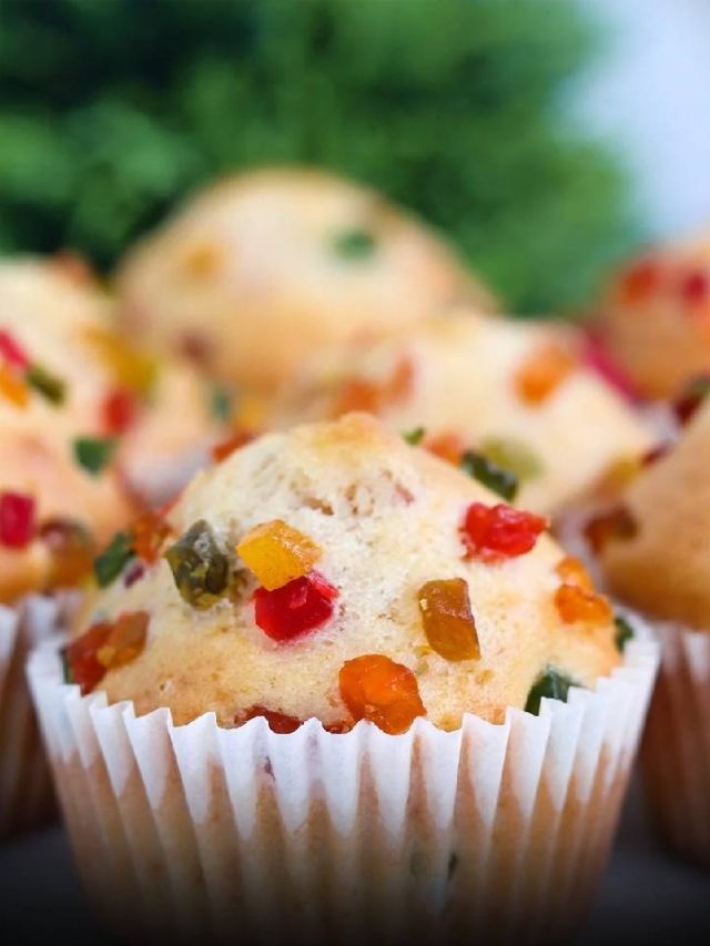 Vanilla Tuty Fruity Muffins
