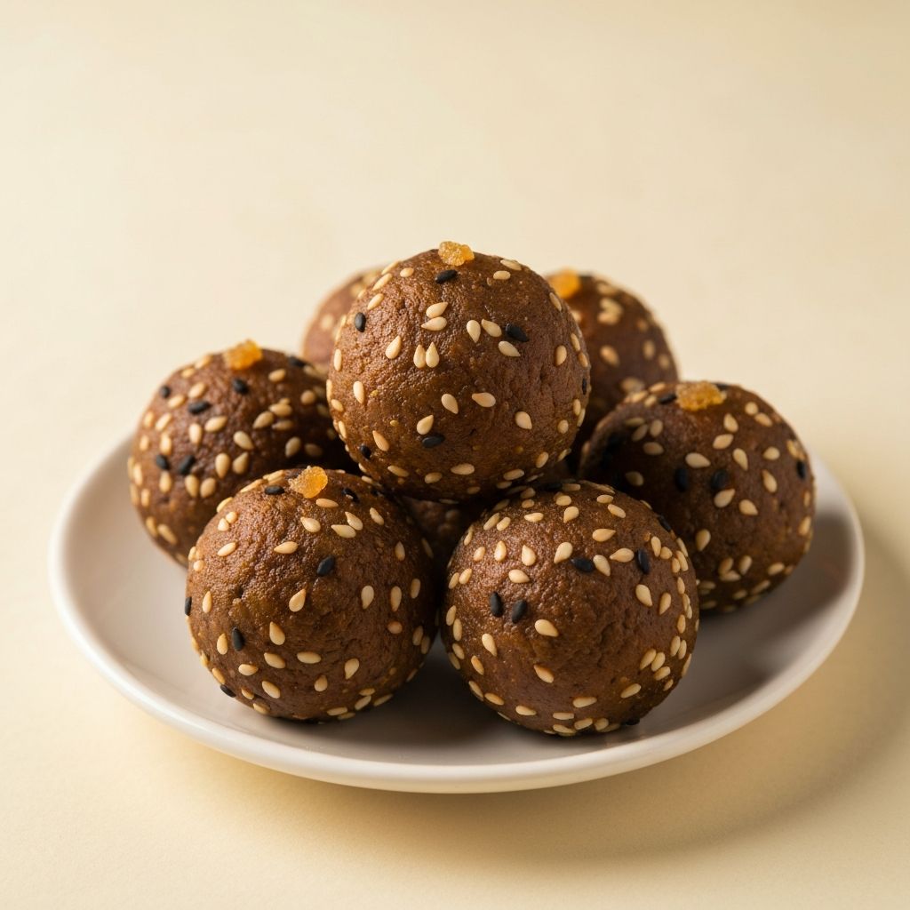 Sugar-Free Sesame Laddoo